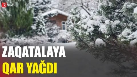 Zaqatalaya qar yağdı - RTV