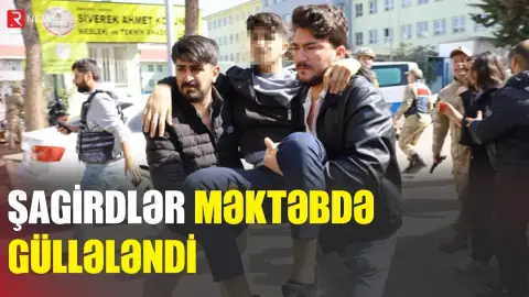 Türkiyədə silahlı insident, şagirdlər güllələndi - RTV