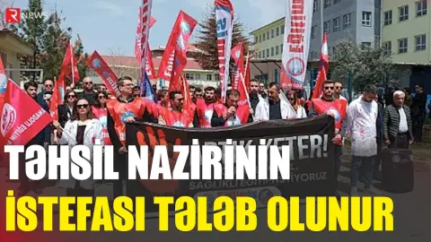 Təhsil nazirinin istefası tələbə olunur  - Türkiyədə etiraz aksiyası - RTV