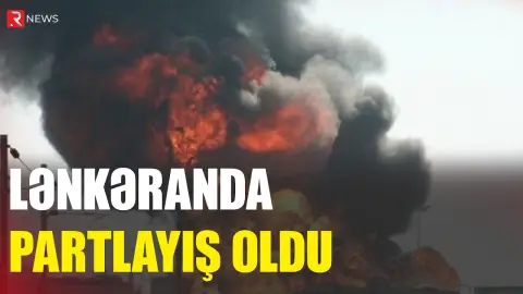 Lənkəranda maşın təmiri sexində PARTLAYIŞ - RTV