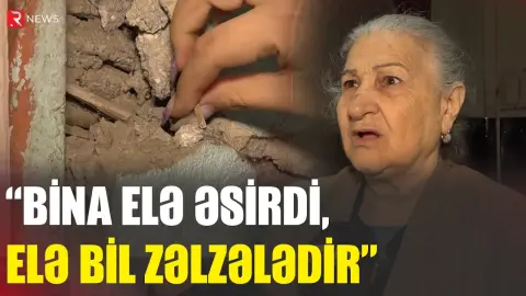 2 ailənin həyatı təhlükədə - Sakinlər QORXUDAN KÖÇÜB - RTV