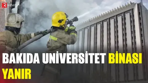 Bakıda universitet YANIR - RTV