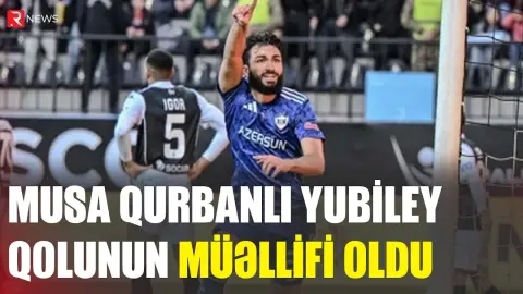 Musa Qurbanlı "Qarabağ"ın səfər matçlarında yubiley qolunun müəllifi oldu - RTV