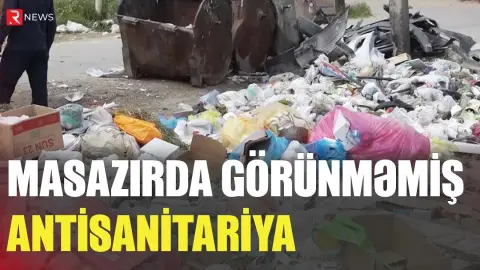 Zibillər günlərlə daşınmır, ətrafa üfunət yayılır - RTV
