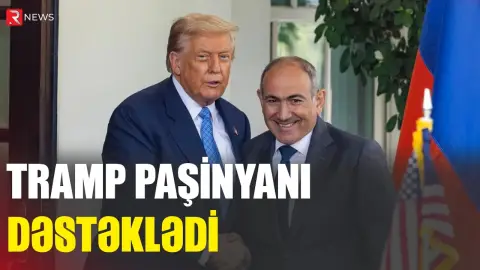 Tramp Paşinyanı dəstəklədi - RTV