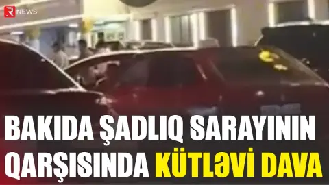 Şadlıq sarayının qarşısında KÜTLƏVİ DAVA - RTV