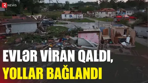 Evlər viran qaldı, yollar bağlandı - Güclü fırtına - RTV