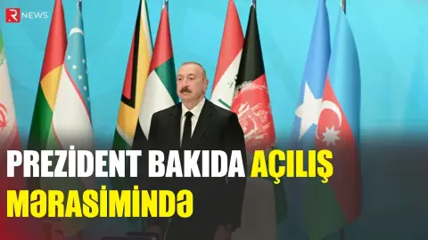 İlham Əliyev Bakıda açılış mərasimində iştirak edir - RTV