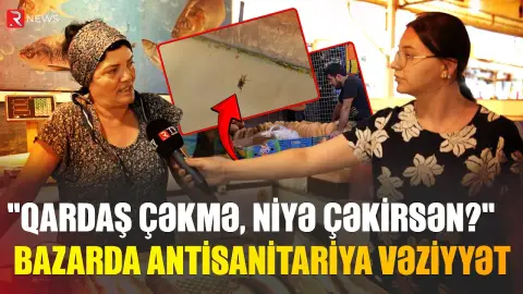 Milçəkli vitrinlər, qanlı piştaxtalar... - 8-ci km bazarında dəhşətli mənzərə - RTV