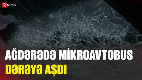 Ağdərədə ağır qəza: Yaralılar var - RTV
