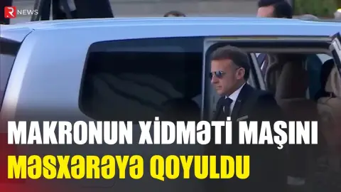 Makronun xidməti maşını məsxərəyə QOYULDU - RTV