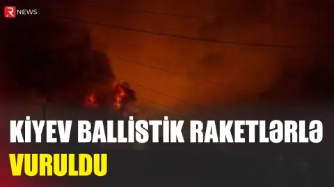 Kiyev ballistik raketlərlə vuruldu: Yaralılar var - RTV