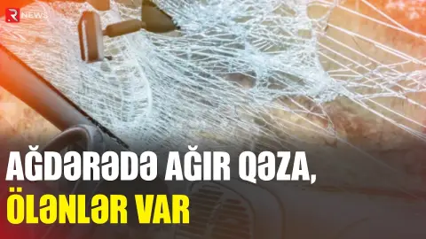 Ağdərədə maşın aşdı: Ər-arvad öldü - RTV