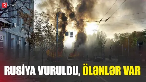 Rusiyaya dron hücumu - Ölən və yaralananlar var - RTV
