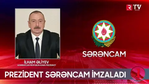 Prezidentdən Rauf Arifoğlu ilə bağlı Sərəncam - RTV