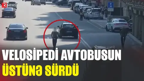 Skuter və velosiped sürücüləri hədləri aşdı – Avtobus üstünə sürürlər - RTV