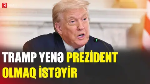Tramp yenidən prezidentliyə namizəd olacağını açıqladı - RTV