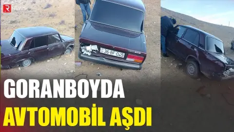 Goranboyda avtomobil aşdı - RTV