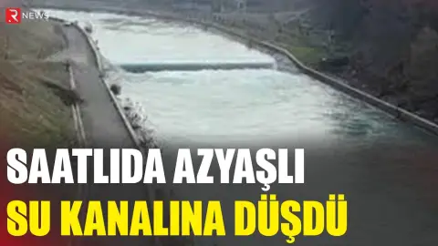 Saatlıda azyaşlı su kanalına düşdü - Belə xilas edildi - RTV