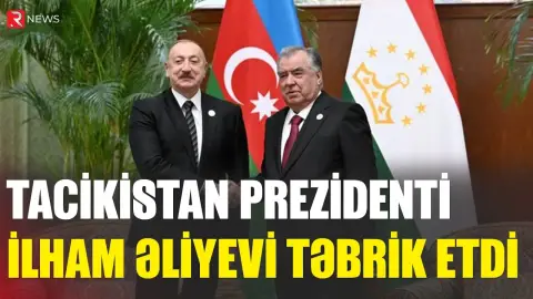 Tacikistan prezidenti İlham Əliyevi təbrik etdi - RTV