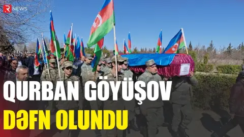 İtkin şəhid Qurban Göyüşov dəfn olundu - RTV