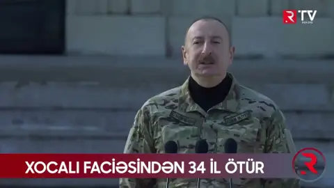 Xocalı faciəsindən 34 il ötür -RTV